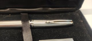 Pluma Waterman C/F Plata Maciza