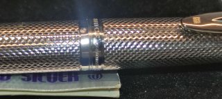 Pluma Waterman C/F Plata Maciza