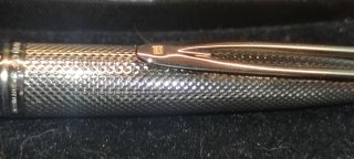 Pluma Waterman C/F Plata Maciza