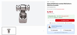 Guía de Cuerdas Cromada Gewa
