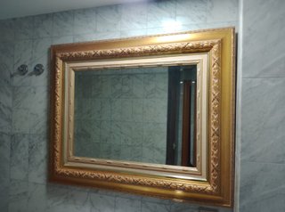 Espejo Grande Dorado 102x85cm