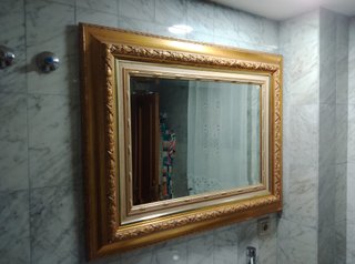 Espejo Grande Dorado 102x85cm