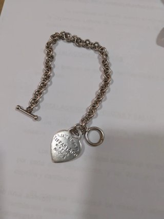 Pulsera Tiffany & Co. Corazón Plata