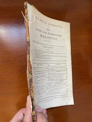 Revista de moda y tendencias con grabados año 1807