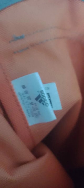 Borsa a tracolla Adidas grigia con strisce arancio