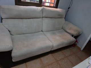 Sofá 2 plazas tejido antimanchas