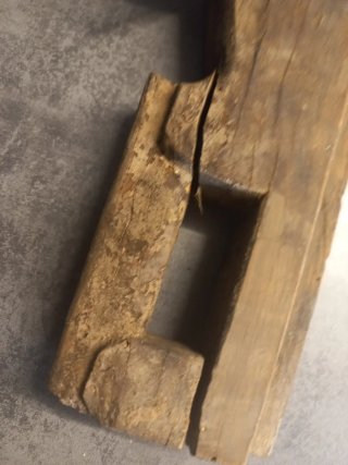 Cepillo carpintero antiguo