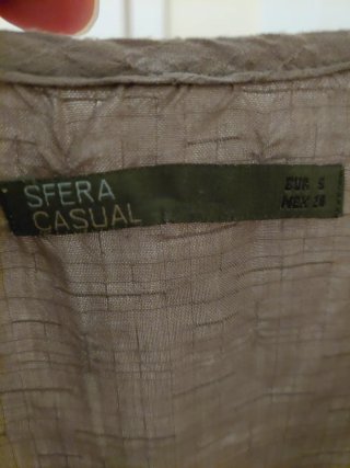 Camiseta Sfera Encaje Chocolate S