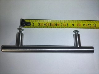 Tiradores de cocina plateados