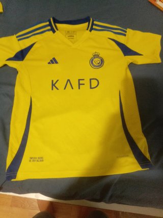 Camiseta Al Nassr Ronaldo Adidas Amarilla