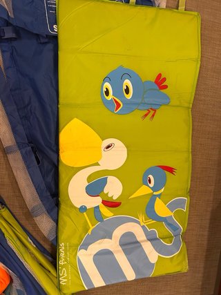 Cuna de viaje para bebé MS Friends, regalo colchon