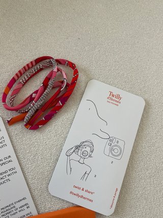 Pulsera Twilly Hermes Seda Original