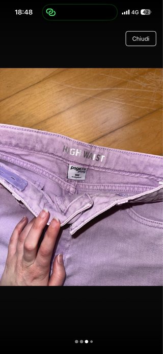 Jeans vita alta ragazza