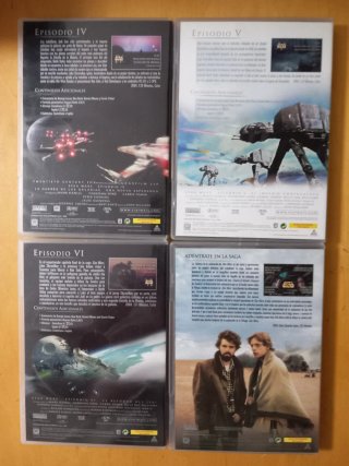 Pack de películas en DVD Star Wars