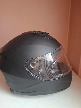 Casco de moto negro X-Force