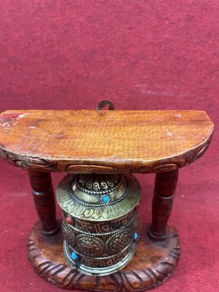 RUEDA DE ORACION BUDISTA TIBETANA