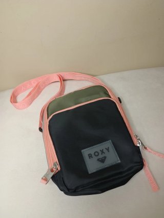 Bolso Roxy Negro y Verde Nuevo