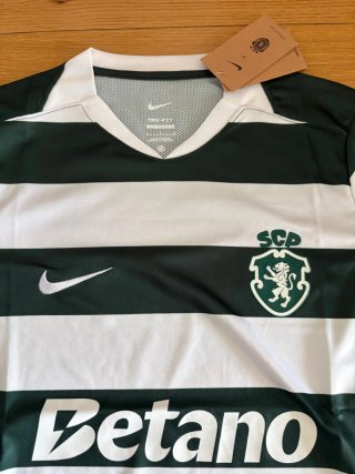 Camiseta Sporting de Lisboa Nike Verde y Blanca