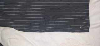 Pantalones negros de vestir a rayas