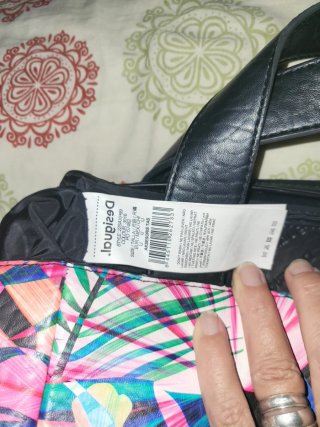 Bolso Desigual Multicolor y Negro
