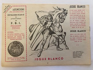 2 Comics Jeque Blanco