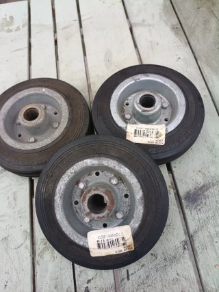 3 Ruedas para carretilla