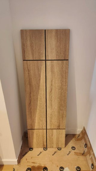 Cabecero de cama madera color beige/marrón
