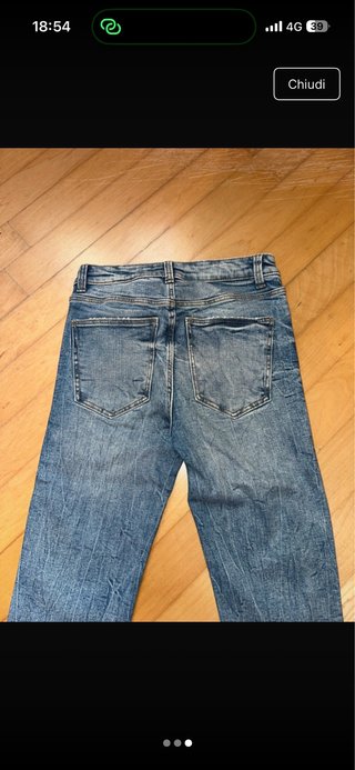 Jeans skinny Zara blu