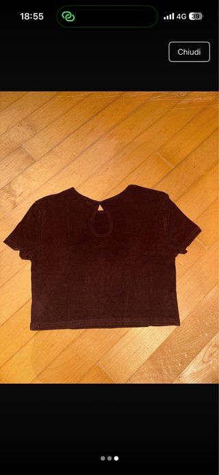 Crop top HONEY con strass
