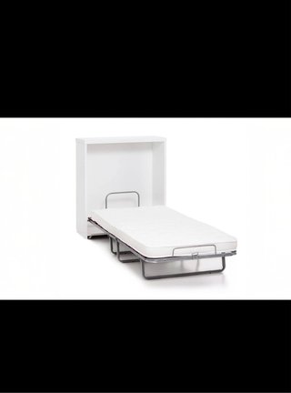 Mueble plegable lacado blanco
