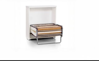 Mueble plegable lacado blanco