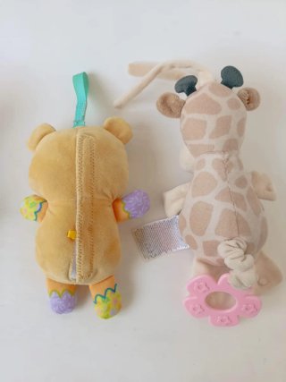 Lote 5 peluches estimulación bebé