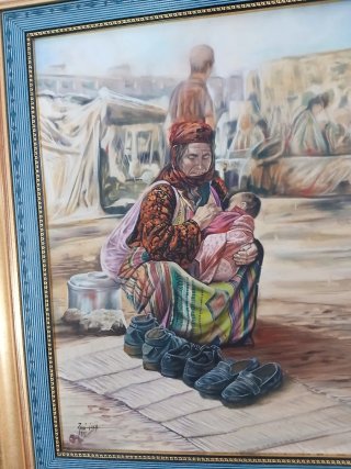 Quadro d'autore Vita ad Aleppo