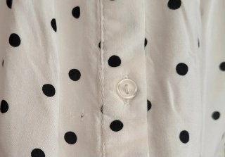 Vestido Stradivarius Bolinhas Pretas Tamanho M