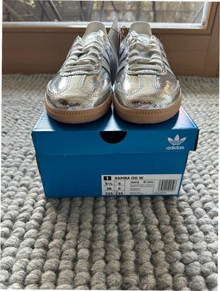 Adidas Samba OG Plata Metálico Talla 38