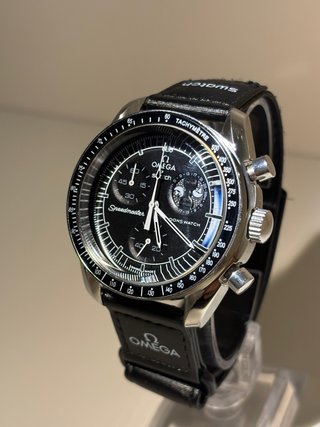 Omega x Swatch Moonwatch Negro 42mm – Mod Metal