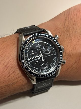 Omega x Swatch Moonwatch Negro 42mm – Mod Metal