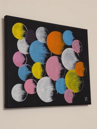 Quadro astratto Spheres