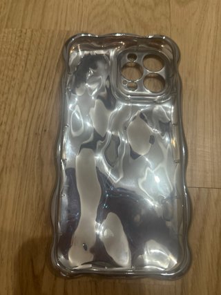 Funda iPhone 12/13/14/15 Pro Rosa Metálico Platead