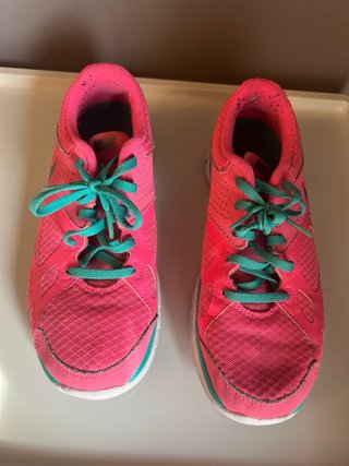 Zapatillas Nike Flex Rosa/verde Talla 39