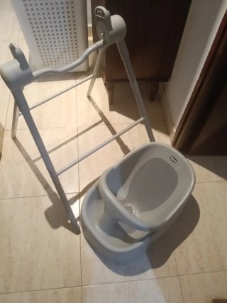 Bañera para bebé Chicco con soporte