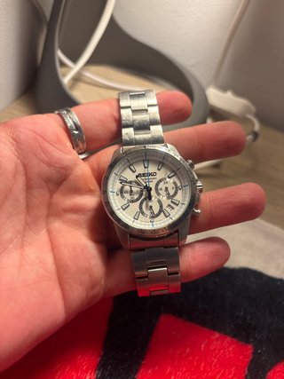 Reloj Seiko Cronógrafo Plata
