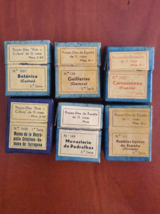 6 Cajas Película Cine Antiguo 35mm RELLEV