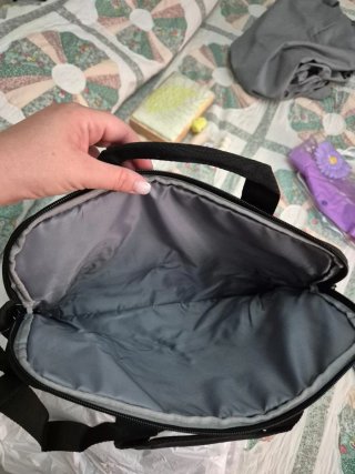 Borsa Tucano nera e grigia