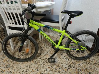 Bici niño Rockrider verde