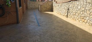 Hormigón impreso para exteriores