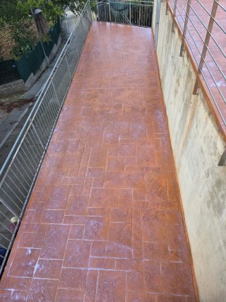 Hormigón impreso para exteriores