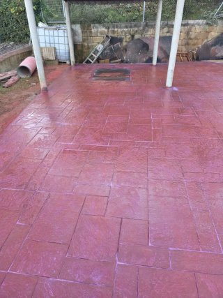 Hormigón impreso para exteriores