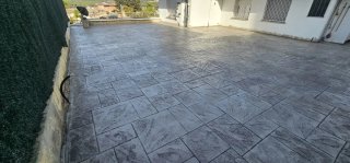 Hormigón impreso para exteriores