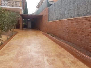 Hormigón impreso para exteriores